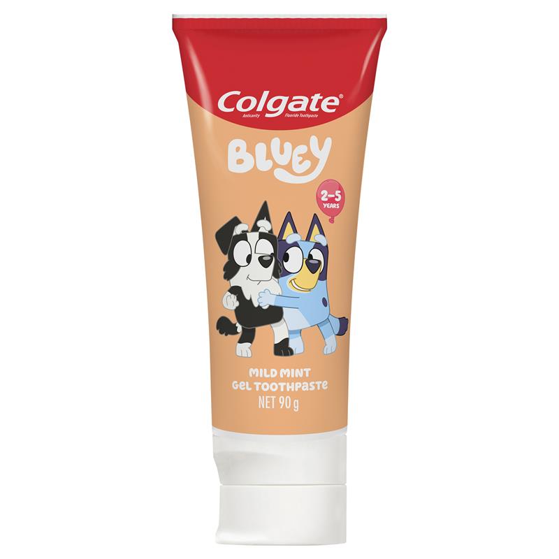 Load image into Gallery viewer, Colgate Toothpaste Kids Bluey 2-5 Years Mild Mint Gel 90g
