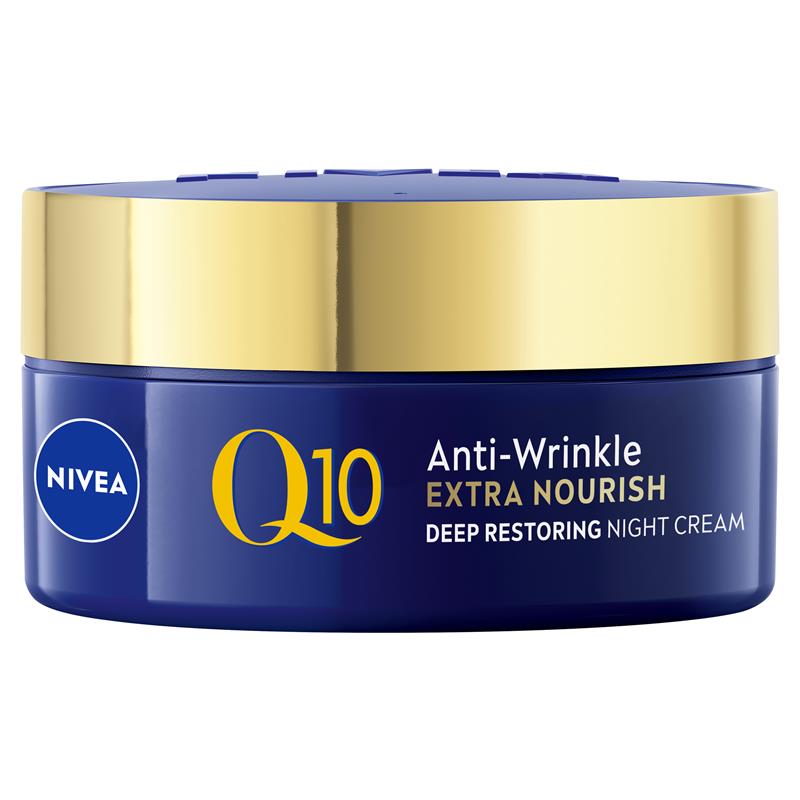Load image into Gallery viewer, NIVEA Q10 Anti-Wrinkle Extra Nourish Deep Restoring Night Cream 50ml
