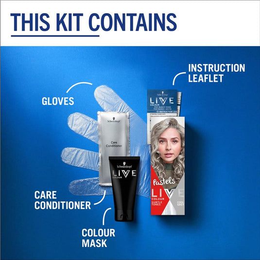 Schwarzkopf Live Colour Pastels Cool Grey 75ml