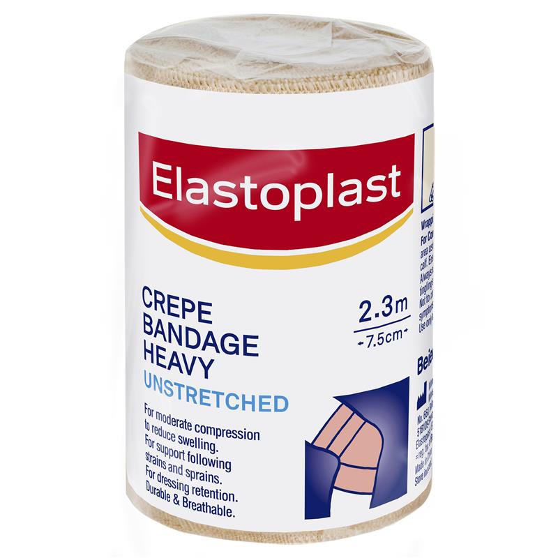 Load image into Gallery viewer, Elastoplast Heavy Weight Crepe Bandage 7.5cmx2.3m
