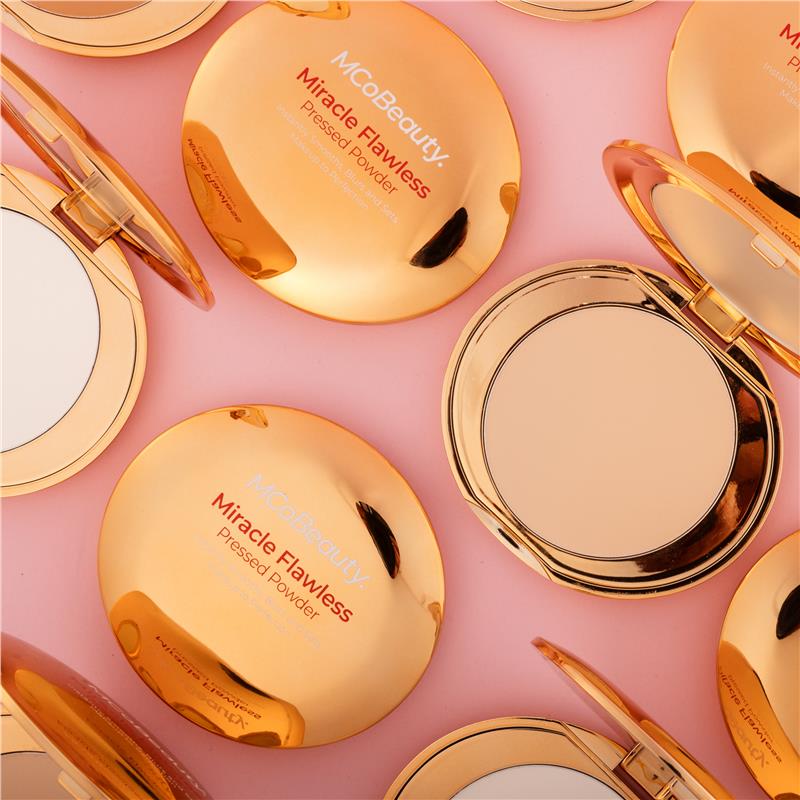 Load image into Gallery viewer, MCoBeauty Miracle Flawless Pressed Powder 3 Medium Warm
