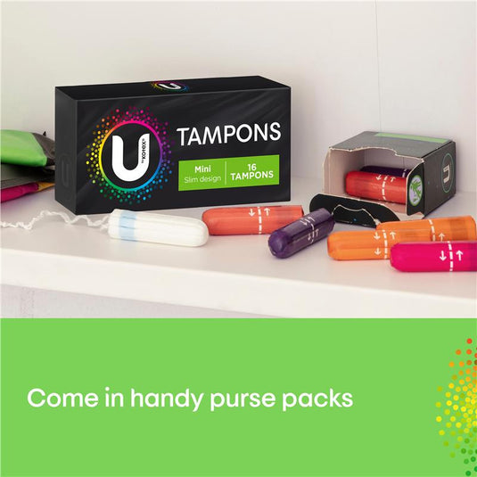 U by Kotex Slim Tampons Mini 16 Pack