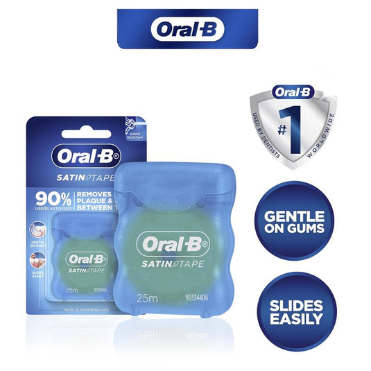 Oral B Satin tape Dental Floss Mint 25m