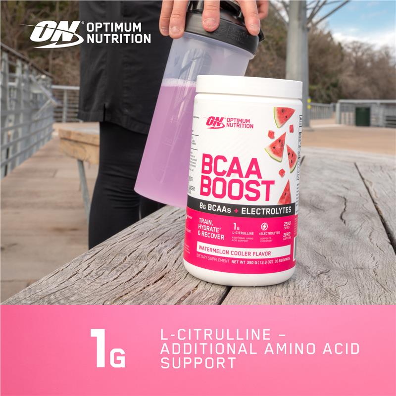 Load image into Gallery viewer, Optimum Nutrition BCAA Boost Watermelon 390g
