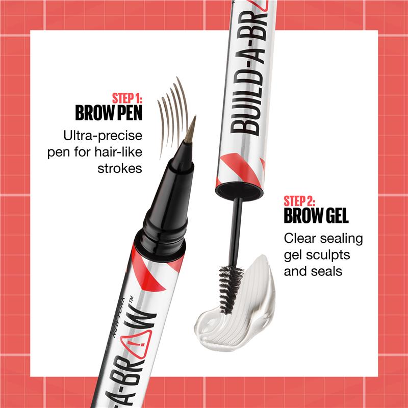 Load image into Gallery viewer, Maybelline Build A Brow 262 Black Brown
