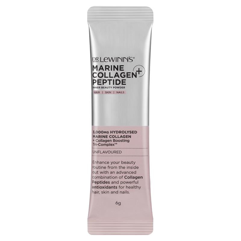 Load image into Gallery viewer, Dr. LeWinn's Marine Collagen Peptide+ Inner Beauty Powder - 30 x 6g
