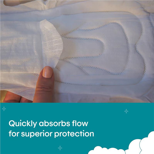 U By Kotex Maxi Ultimate Overnight Wing Pads 6 Pack