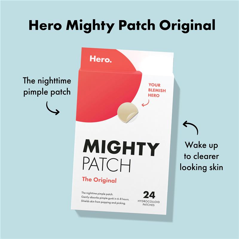 Load image into Gallery viewer, Hero Mighty Patch Original Hydrocolloid Pimple Patches 24 pack
