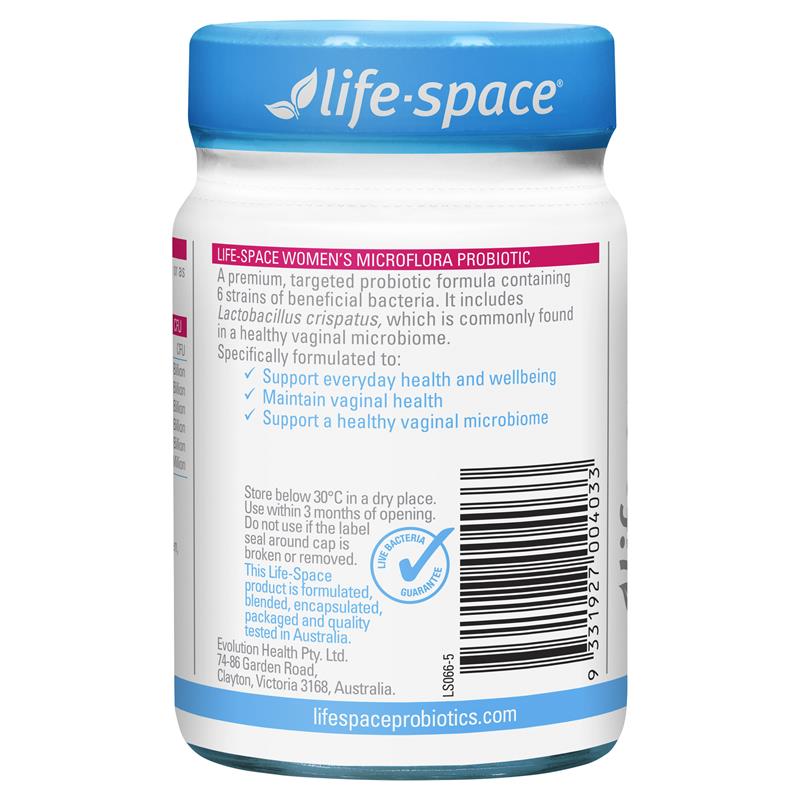 Load image into Gallery viewer, Life-Space Womens Microflora Probiotic 60 Capsules
