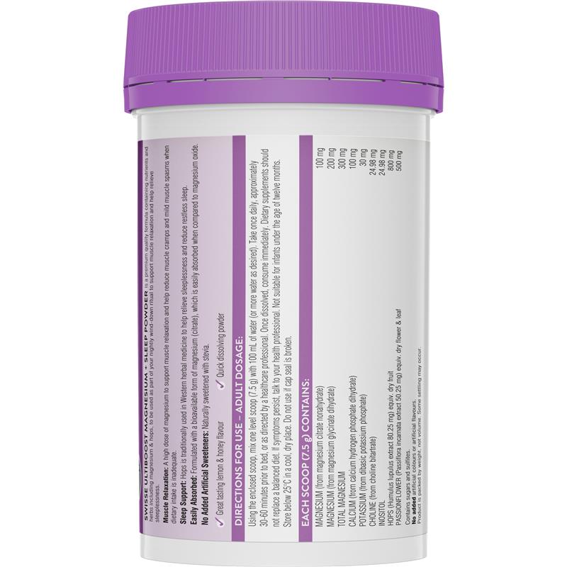 Load image into Gallery viewer, Swisse Magnesium + Sleep Powder 180g
