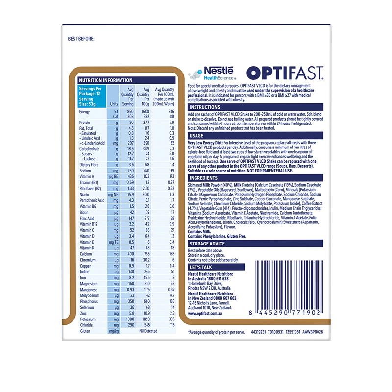 Load image into Gallery viewer, Optifast VLCD Shake Coffee 12 x 53g
