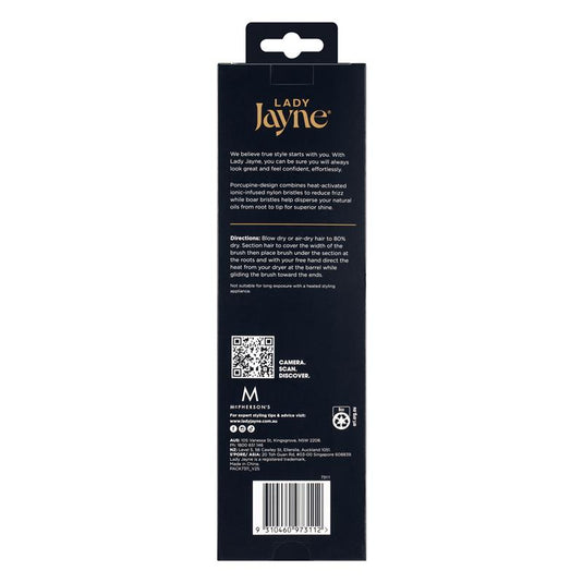 Lady Jayne 7311 Pro Porcupine Radial Brush Large