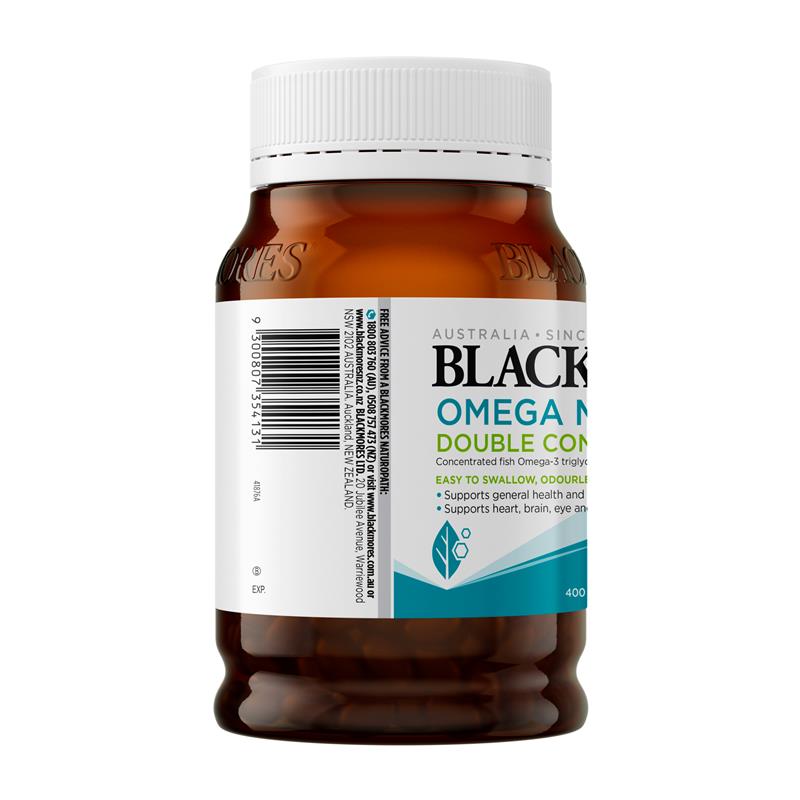 Load image into Gallery viewer, Blackmores Omega Mini Double Concentrate 400 Capsules
