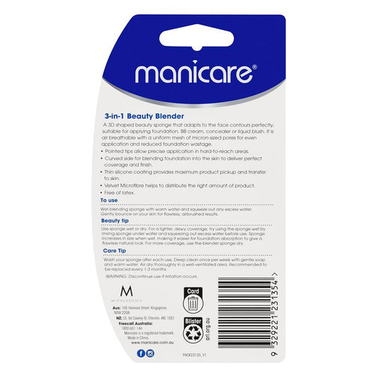 Manicare 3-In-1 Beauty Blender