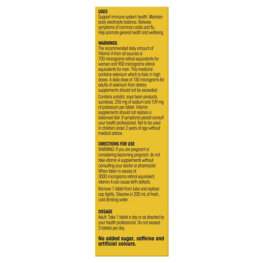 Frequent Flyer Immunity Boost Orange 15 Effervescent Tablets