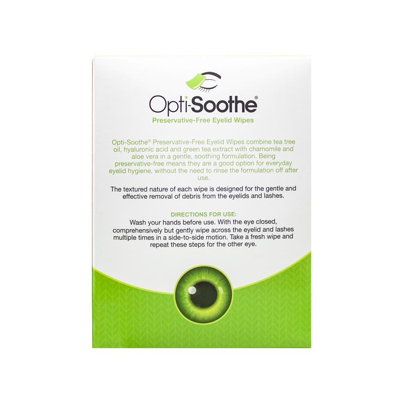 Load image into Gallery viewer, Opti-Soothe Preservative Free Eyelid Wipes 30 Wipes
