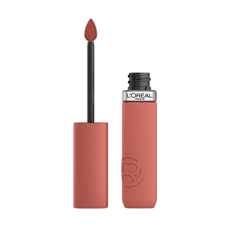 Load image into Gallery viewer, L'Oreal Paris Infallible Matte Resistance Liquid Lipstick 630 Rose Heat
