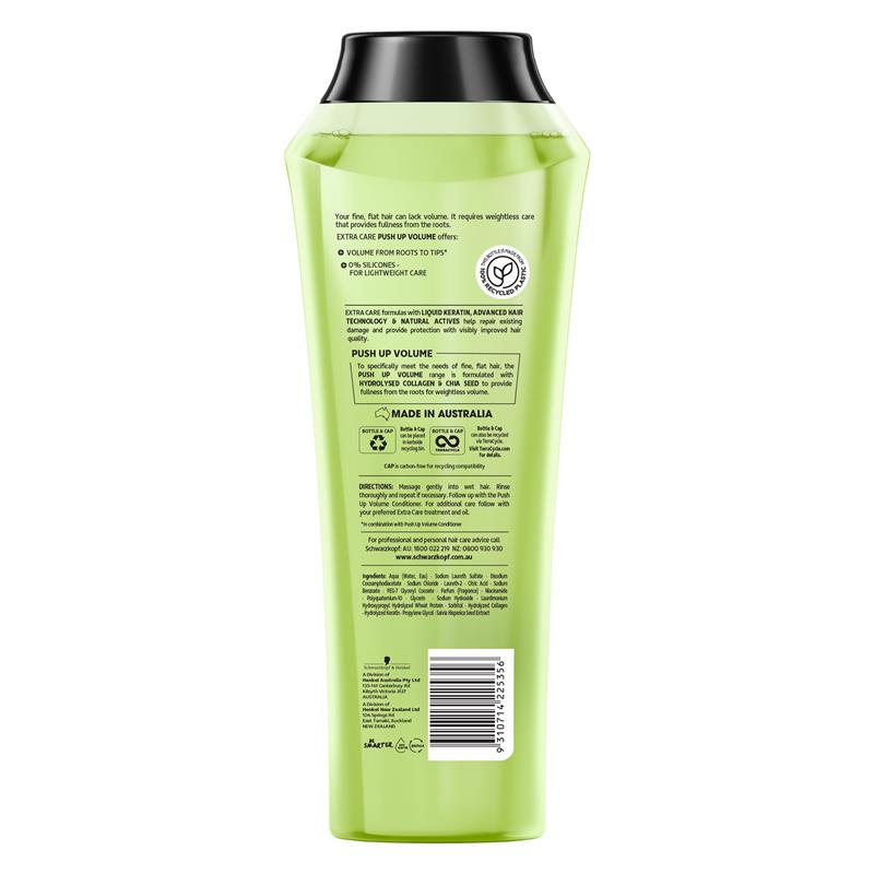 Load image into Gallery viewer, Schwarzkopf Extra Care Push Up Volume Shampoo 400ml
