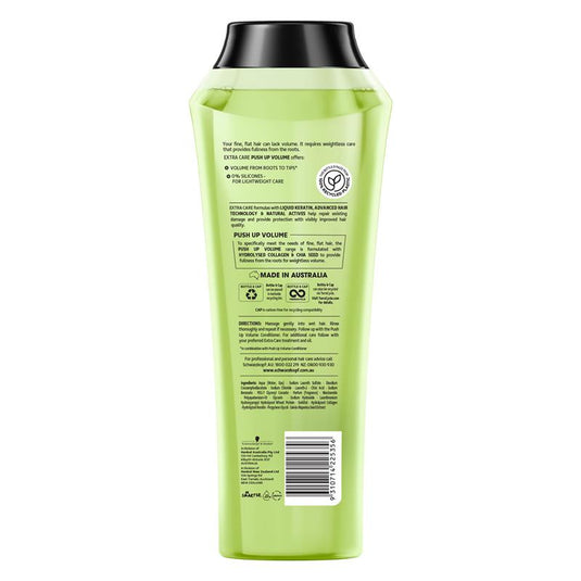 Schwarzkopf Extra Care Push Up Volume Shampoo 400ml