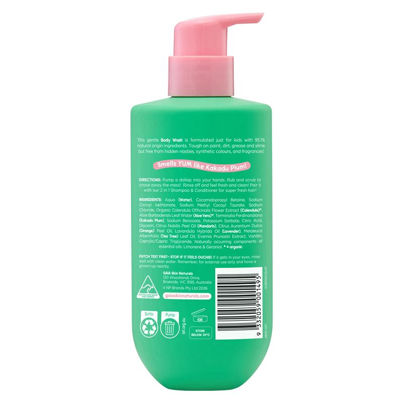 Load image into Gallery viewer, Gaia Natural Kids Body Wash 350mL
