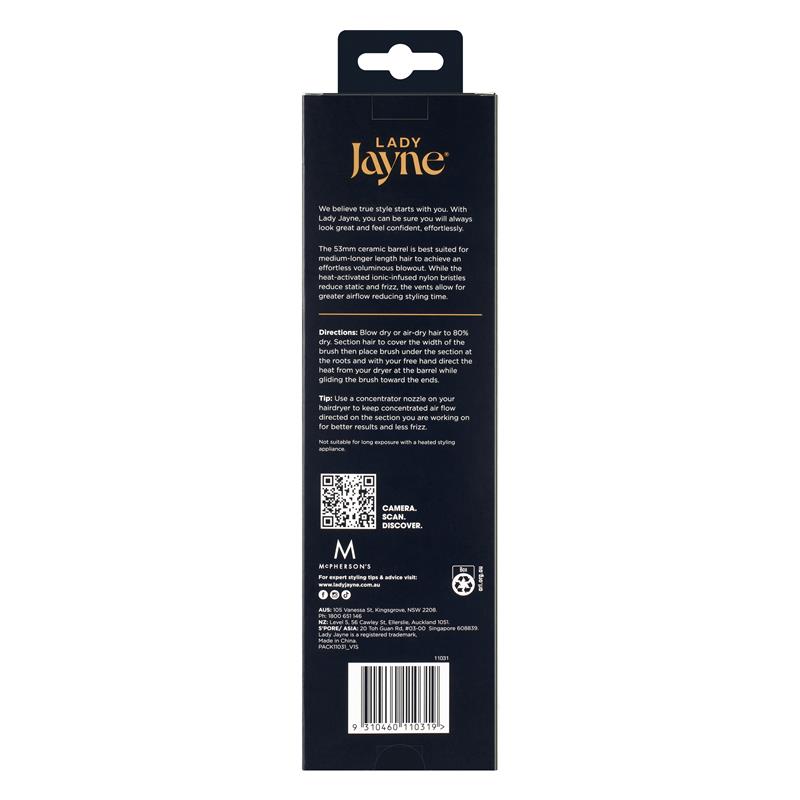 Load image into Gallery viewer, Lady Jayne Salon Pro Large Radial Brush 53mm
