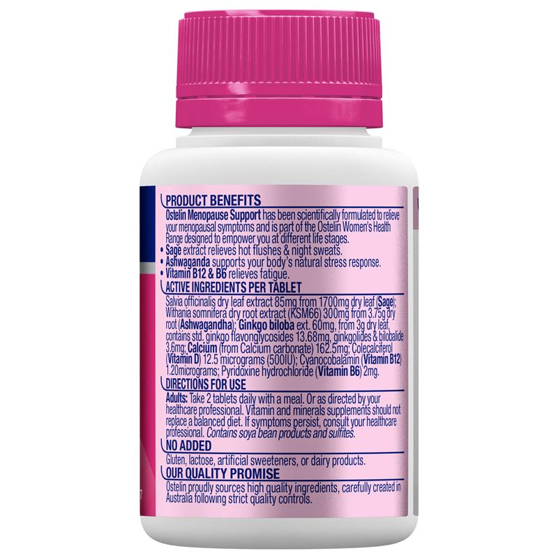 Load image into Gallery viewer, Ostelin Menopause Support 60 Tablets
