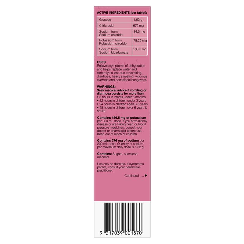Load image into Gallery viewer, Hydralyte Electrolyte Effervescent Watermelon Burst Flavoured 20 Tablets
