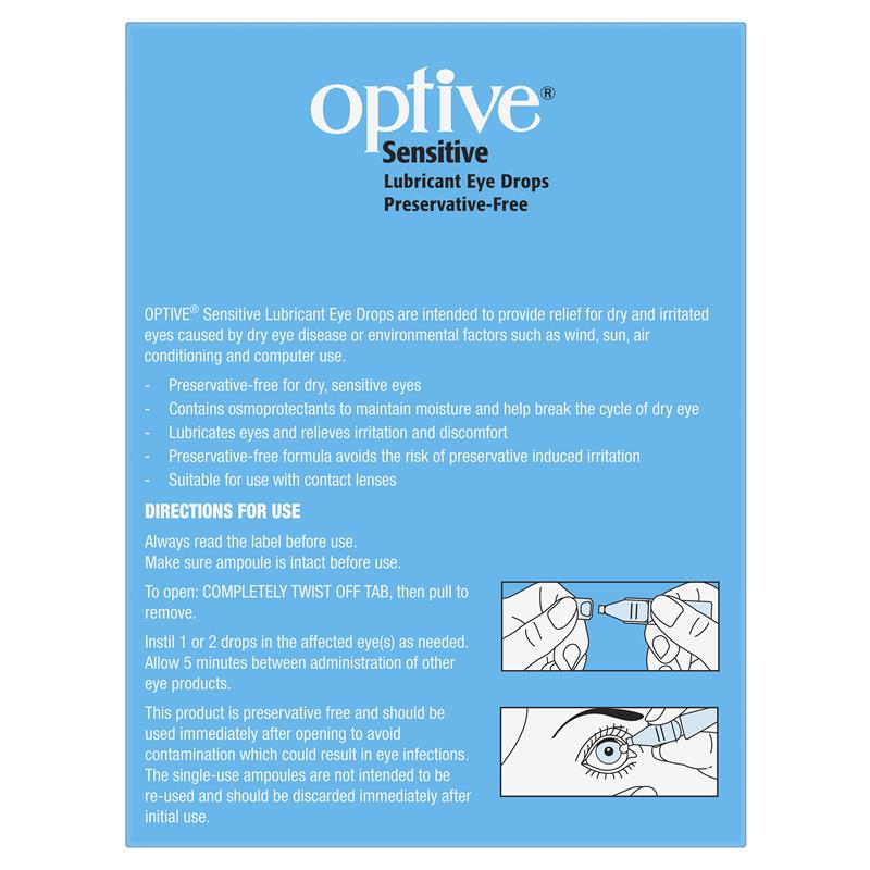 Load image into Gallery viewer, Optive Sensitive Eye Drops 30 x 0.4ml
