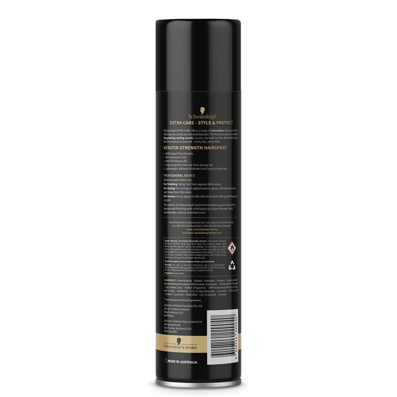 Load image into Gallery viewer, Schwarzkopf Extra Care Keratin Strength Hairspray 400g
