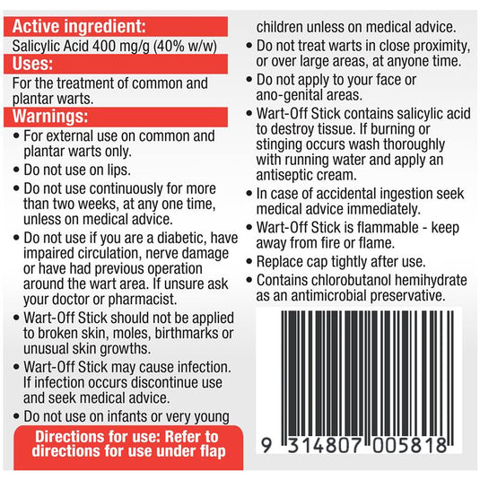 Wart Off Stick 5g