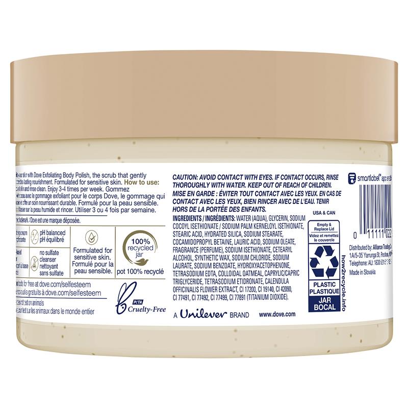 Load image into Gallery viewer, Dove Exfoliating Body Polish Colloidal Oatmeal And Calendula Oil 298g
