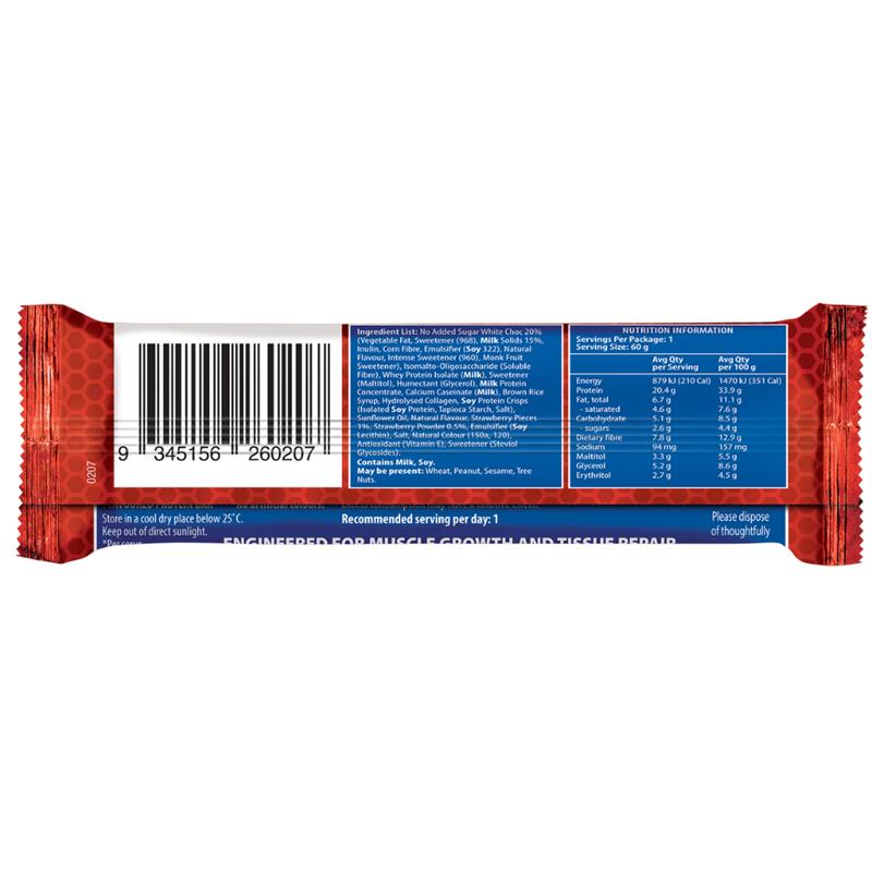 Load image into Gallery viewer, INC. Low Carb Protein Bar Strawberry Cheesecake 60g
