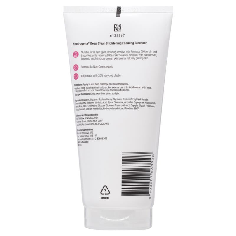 Load image into Gallery viewer, Neutrogena Deep Clean Brightening Foaming Cleanser 150g
