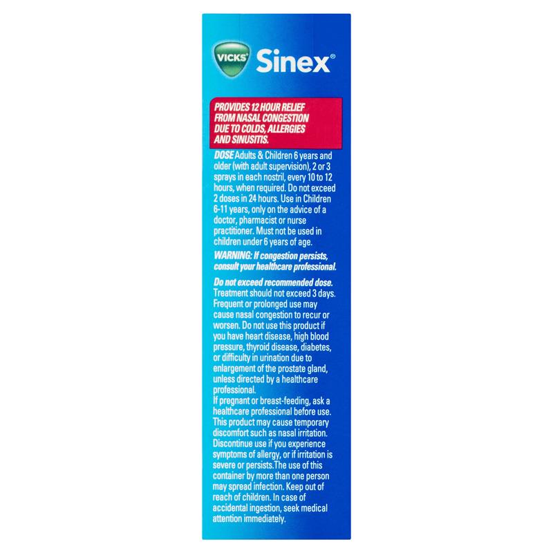 Load image into Gallery viewer, Vicks Sinex Aloe Nasal Spray 15mL
