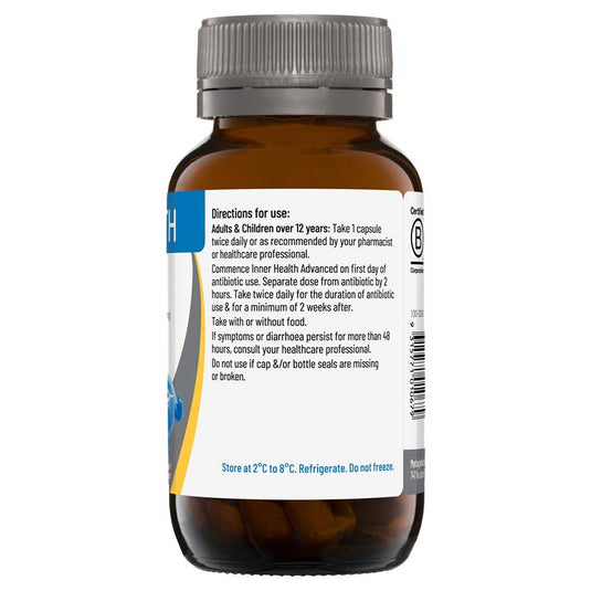 Inner Health Advanced 40 Probiotic Capsules Fridge Line