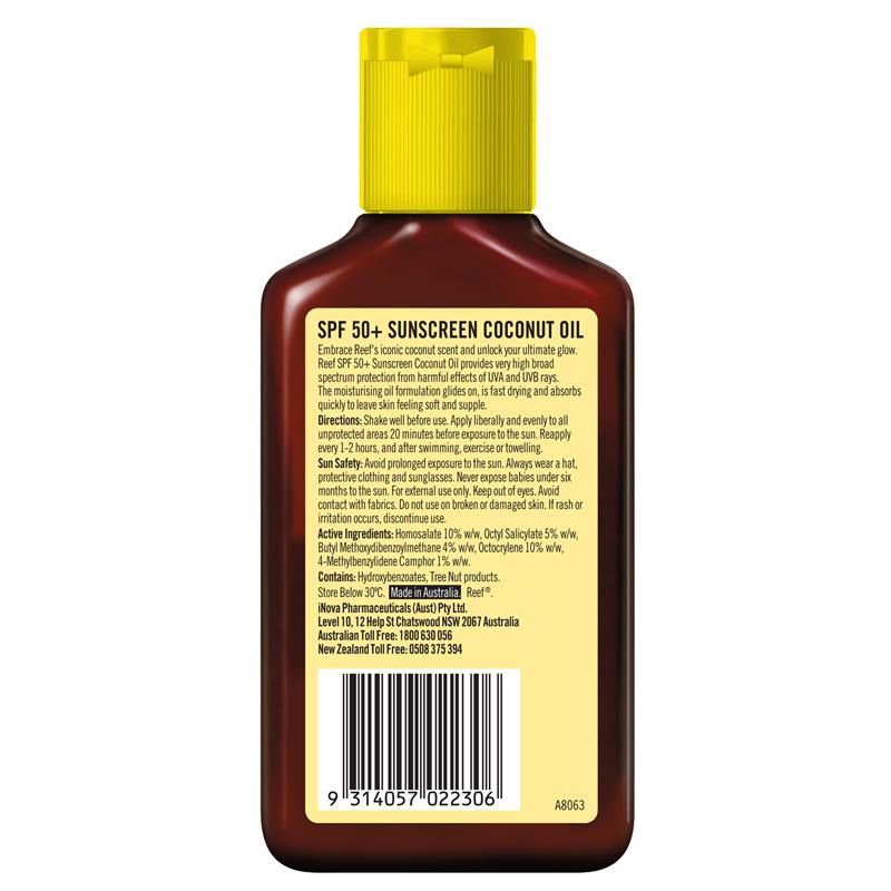Load image into Gallery viewer, Reef Sunscreen Coconut Oil SPF 50+ 125ml
