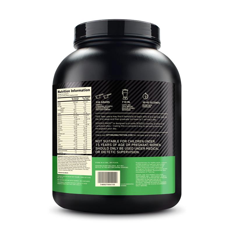 Load image into Gallery viewer, Optimum Nutrition Serious Mass Vanilla 2.72kg
