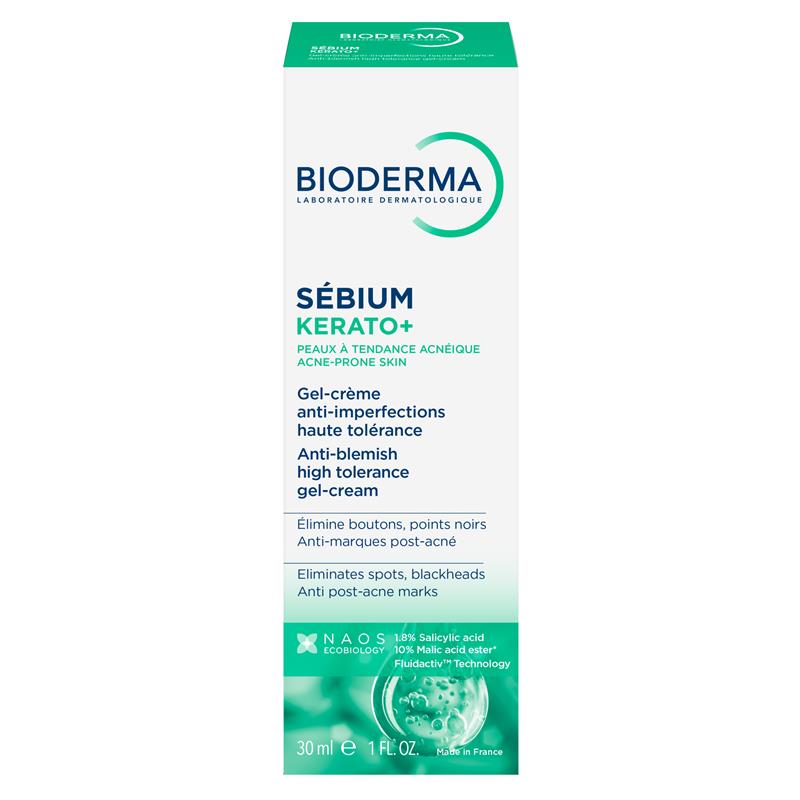 Load image into Gallery viewer, Bioderma Sebium Kerato Nonirritating Acne Cream Moisturiser suitable For Acne Prone Skin 30ml
