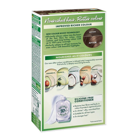 Garnier Nutrisse Permanent Hair Colour - 6 Acorn (Enriched with 4 Natural Oils)