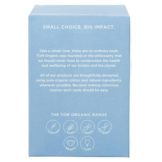 TOM Organic Ultra Thin Pads Super 10 Pack