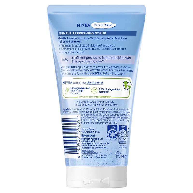Load image into Gallery viewer, NIVEA Daily Essentials Gentle Refreshing Face Scrub 150ml
