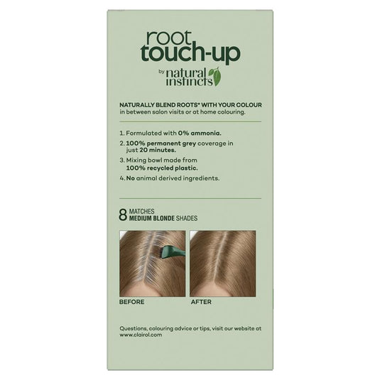 Clairol Root Touch Up Natural Instincts 8 Medium Blonde Permanent Hair Colour