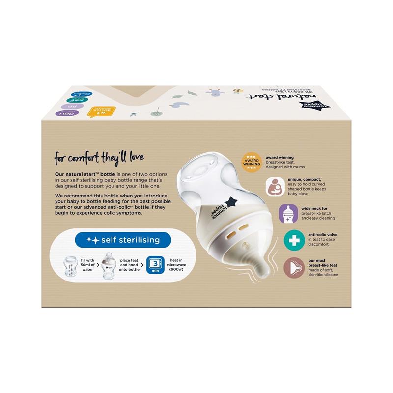 Load image into Gallery viewer, Tommee Tippee Natural Start 260ml PP Bottles Boy 3 Pack
