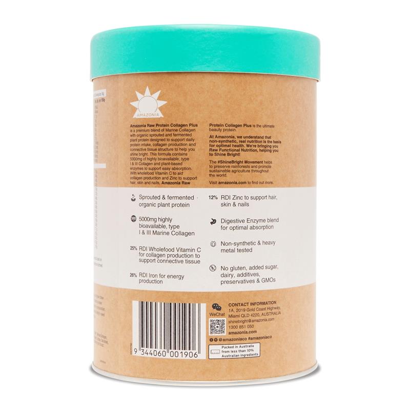 Load image into Gallery viewer, Amazonia RAW Protein Collagen Plus Vanilla Maple 750g

