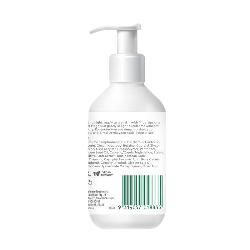 Load image into Gallery viewer, DermaVeen Face Ultra Hydrating Cleanser 200ml
