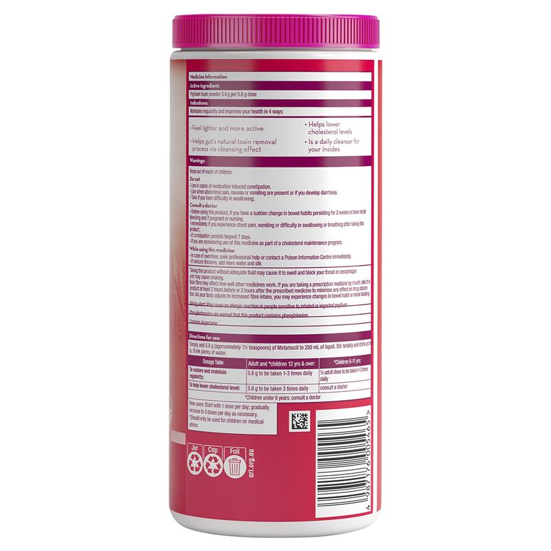 Load image into Gallery viewer, Metamucil Fibre Supplement Smooth Wild Berry 72 Doses
