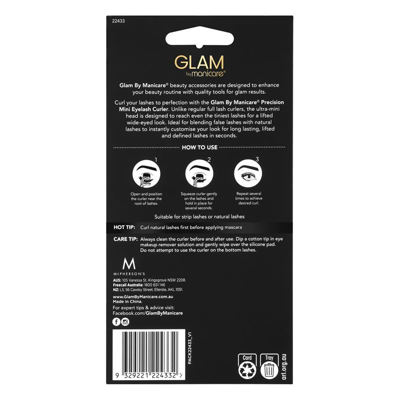 Load image into Gallery viewer, Glam By Manicare Precision Mini Eyelash Curler
