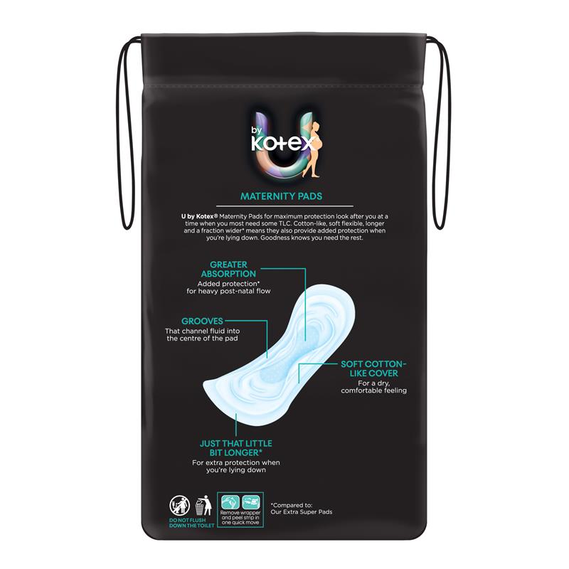 Load image into Gallery viewer, U by Kotex Maternity Pads 10 Pack
