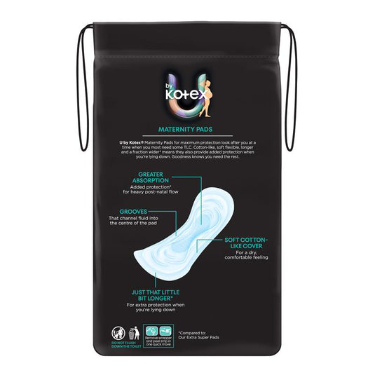 U by Kotex Maternity Pads 10 Pack