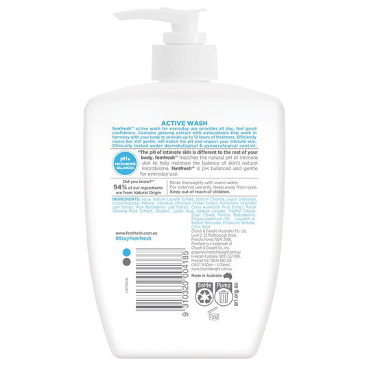 Femfresh Deodorising Wash 600mL